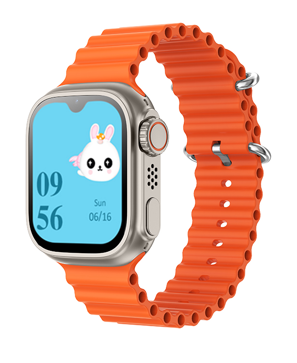 INTIME GPS smartwatch για παιδιά IT-069, 1.91", 2x κάμερες, 4G, IPX6, πορτοκαλί