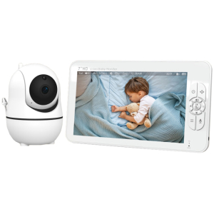 POWERTECH ενδοεπικοινωνία μωρού PT-1345 με κάμερα & οθόνη 7", 1080p, PTZ