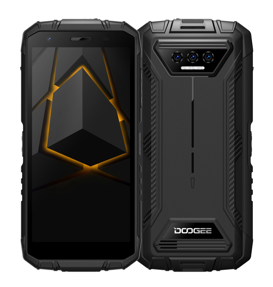 DOOGEE smartphone S41T, 5.5", 4/64GB, 6300mAh, IP68/IP69K, μαύρο