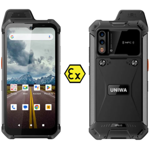 UNIWA smartphone W999, 6.3", 8/128GB , ηχείο 2W, Atex Zone 2, IP68, μαύρο
