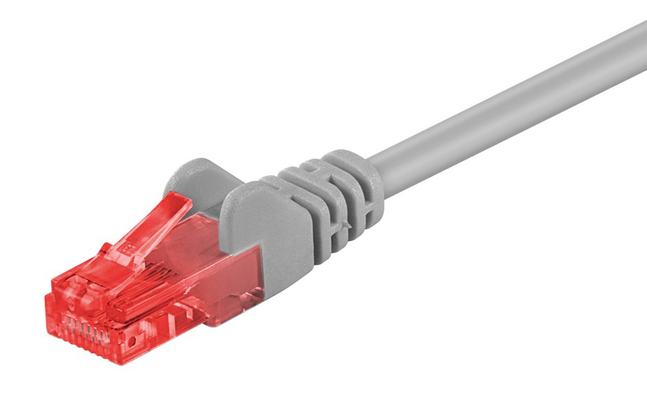 GOOBAY καλώδιο δικτύου 72578, CAT 6 U/UTP, CCA, 250MHz, 10m, γκρι