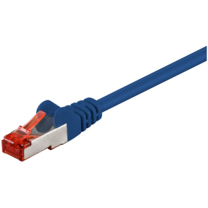 GOOBAY καλώδιο δικτύου 95452, CAT 6 S/FTP, CCA, 250MHz, 0.25m, μπλε