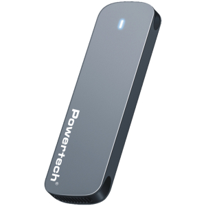 POWERTECH θήκη για M.2 SATA/NVMe SSD PT-1375, 10Gbps, γκρι