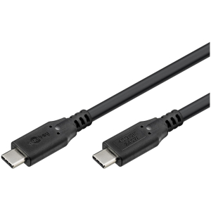 GOOBAY καλώδιο USB-C 74183, USB4, 240W, 40Gbps, 8K/60Hz, 1m, μαύρο