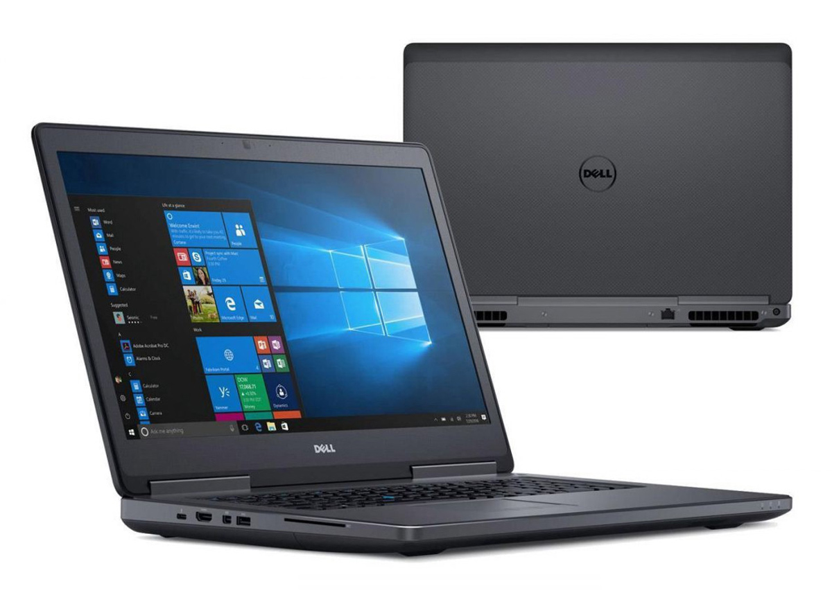 DELL Laptop Precision 7720, Grade C, i7-6820HQ, 16/512GB SSD, 17.3", Cam, HD Graphics 530/QUADRO M1200, FreeDOS