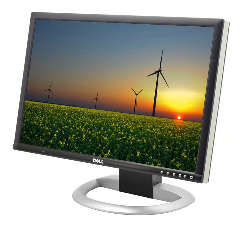 DELL used οθόνη 2405FPW LCD, 24" 1920x1200, VGA/DVI, Grade A