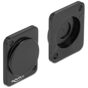 DELOCK κάλυμμα 86791 για D-Type υποδοχές, μεταλλικό, μαύρο