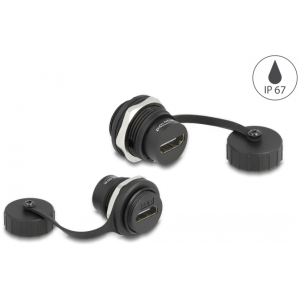 DELOCK D-Type module HDMI 86963 με καπάκι, IP67, 5Gbps, μαύρο