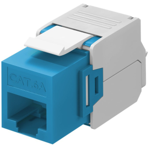 GOOBAY Keystone module RJ45 CAT 6A 90688, UTP, μπλε