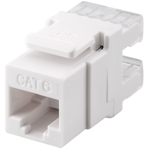 GOOBAY Keystone module RJ45 CAT 6 95740, UTP, 250MHz, λευκό