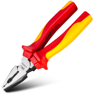 DELI πένσα ηλεκτρολόγου DL512006 με αντιολισθητικές λαβές, VDE 1000V, 160mm