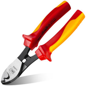 DELI κόφτης καλωδίων ηλεκτρολόγου DL515106 με αντιολισθητικές λαβές, VDE 1000V, 160mm