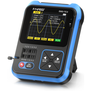 FNIRSI 3 σε 1 παλμογράφος/signal generator/transistor tester χειρός DSO-TC3, επαναφορτιζόμενο