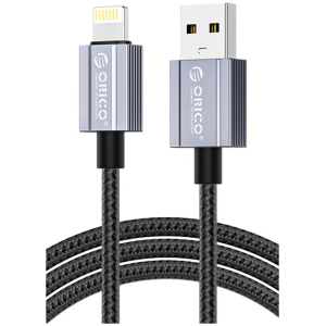 ORICO καλώδιο Lightning σε USB GQA12, 2.4A, 480Mbps, 1m, μαύρο