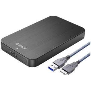 ORICO θήκη για 2.5" SATA HDD/SSD HM25U3, 5Gbps, μαύρη