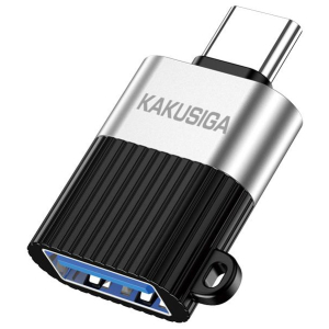 KAKUSIGA αντάπτορας USB-C σε USB KSC-1420, 5Gbps, 18W, γκρι