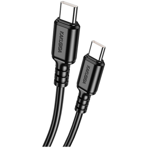 KAKUSIGA καλώδιο USB-C σε USB-C KSC-982, 60W, 480Mbps, 1m, μαύρο