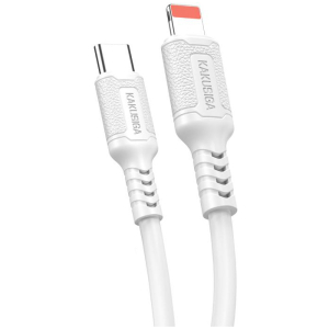 KAKUSIGA καλώδιο Lightning σε USB-C KSC-984, σιλικόνης, 27W, 480Mbps, 1m, λευκό