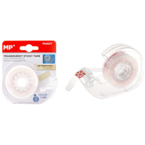 MP βάση και κολλητική ταινία PA503T, 19mm, διάφανη