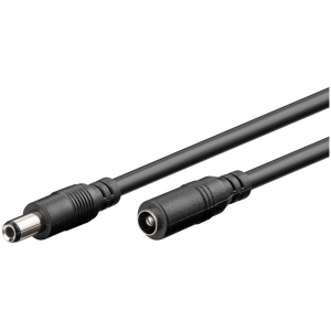 GOOBAY καλώδιο προέκτασης τροφοδοσίας 71401, 5.5x2.5mm, 3m, μαύρο