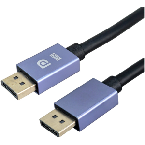 POWERTECH καλώδιο DisplayPort CAB-DP078, 8K/60Hz, 48 Gbps, 1m, μαύρο