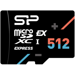 SILICON POWER κάρτα μνήμης microSDXC Express Hypera, 512GB, PCIe Gen 3x1, C10 UHS-I U3 A1 V30