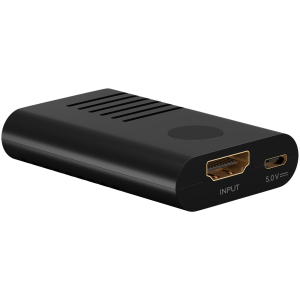 GOOBAY HDMI repeater 58492, 4K/60Hz έως 20m, 4K/30Hz έως 25m, μαύρο