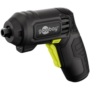 GOOBAY 4 σε 1 κατσαβίδι μπαταρίας με μύτες & εξαρτήματα 77817, LED φακός, 1500mAh