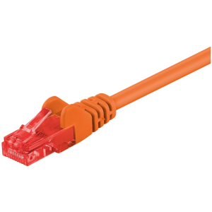 GOOBAY καλώδιο δικτύου 95594, CAT 6 U/UTP, CCA, 250MHz, 1.5m, πορτοκαλί