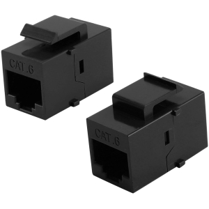 POWERTECH Keystone module RJ45 CAB-N451, CAT 6 UTP, μαύρο