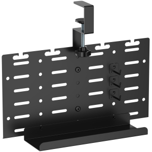 BRATECK cable management γραφείου CC11-20-1, μεταλλικό, 384x63x307mm, μαύρο