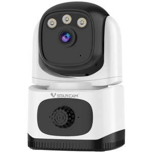 VSTARCAM smart κάμερα CS995M με ανιχνευτή καπνού/αερίου, 3MP, WiFi, PTZ, SD