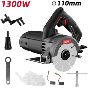 DELI δισκοπρίονο ρεύματος DE-YS110-1E για κοπή μαρμάρου, 1300W