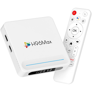 H96 MAX TV Box H618 Plus, 8K, 4/32GB, WiFi 6, Bluetooth, Android 14
