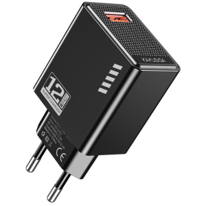 KAKUSIGA φορτιστής τοίχου KSC-1235, USB, 12W, μαύρος