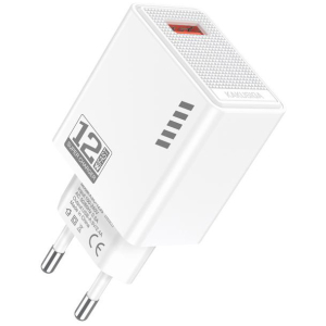 KAKUSIGA φορτιστής τοίχου KSC-1235, USB, 12W, λευκός