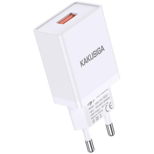 KAKUSIGA φορτιστής τοίχου KSC-930, USB, 2.4A, λευκός