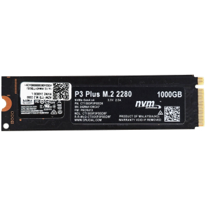AZW M.2 2280 NVME P3 PLUS, NVME Gen4 x4, 1TB, Bulk