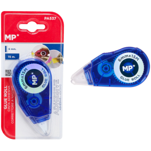 MP διορθωτική ταινία PA537, 6mm x 15m, μπλε