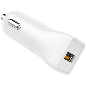 POWERTECH φορτιστής αυτοκινήτου PT-711, USB, 18W, 3A, QC 3.0, λευκός