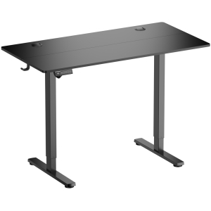 BRATECK ηλεκτρικό γραφείο S23-22R-B-BK με ρυθμιζόμενο ύψος, 1200x600x720~1180mm, μαύρο