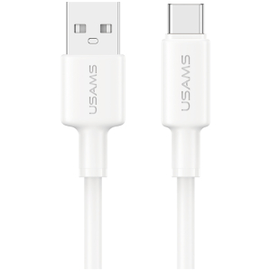 USAMS καλώδιο USB-C σε USB SJ761, 3A 18W, 480Mbps, 1m, λευκό