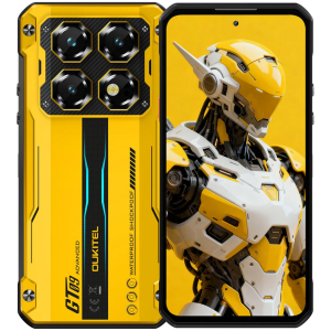 OUKITEL smartphone WP60, 7.2", 8/256GB, 5G, 10000mAh, IP68/IP69K/MIL-STD-810H, κίτρινο