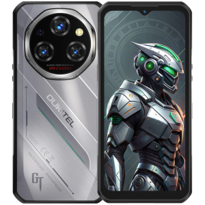 OUKITEL smartphone WP62, 6.6", 12/512GB, 5G, 11000mAh, IP68/IP69K/MIL-STD-810H, ασημί