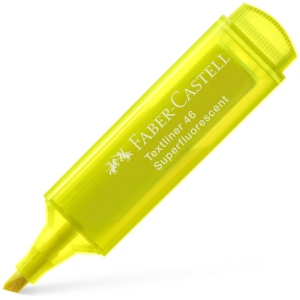 FABER-CASTELL μαρκαδόρος υπογράμμισης Textliner 1546, κίτρινος, 1τμχ