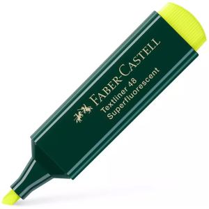 FABER-CASTELL μαρκαδόρος υπογράμμισης Textliner 48, κίτρινος, 1τμχ