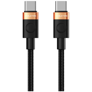 CABLETIME καλώδιο USB-C CT-CM60, 60W, 480Mbps, 1m, μαύρο