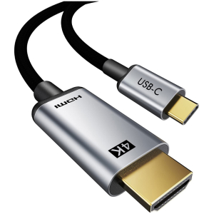 CABLETIME καλώδιο USB-C σε HDMI CT-PU31-CMHD3, 4K/30Hz, 1m, μαύρο