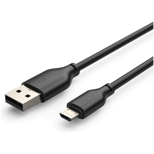CABLETIME καλώδιο micro USB σε USB CT-C165-05G, 2.4A, 480Mbps, 0.25m, μαύρο