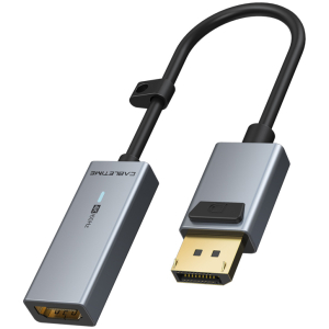 CABLETIME αντάπτορας DisplayPort σε HDMI CT-AV589-P02G4K60, 4K/60Hz, γκρι